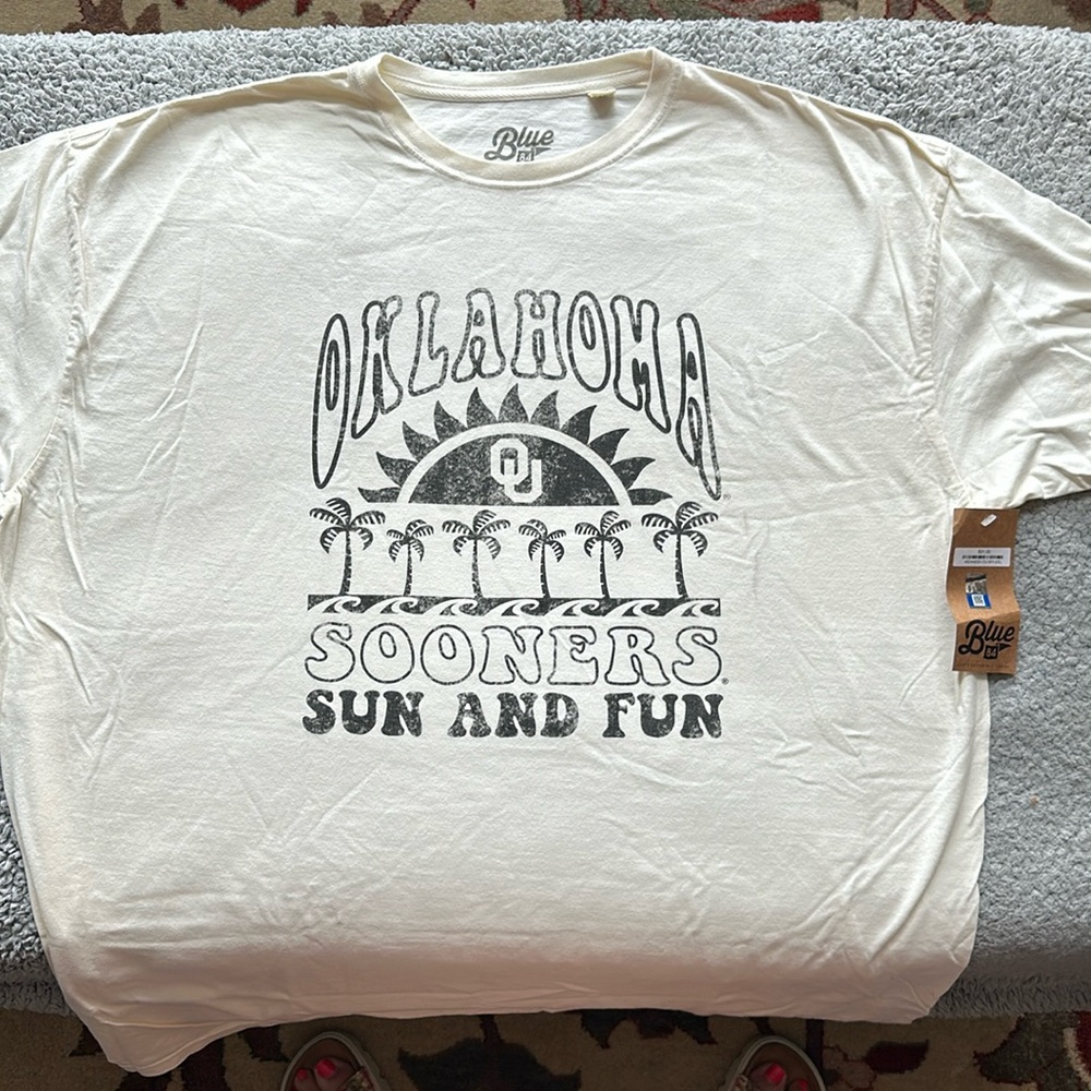 oU Sooners Sun and Fun T shirt NWT XXL